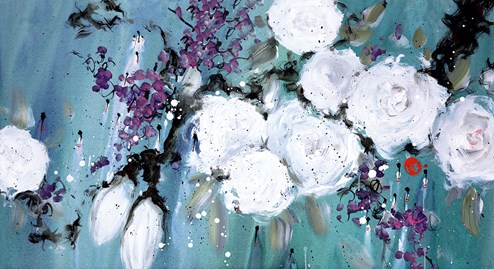 Pure Love by Danielle O'Connor Akiyama - Embellished Canvas on Board